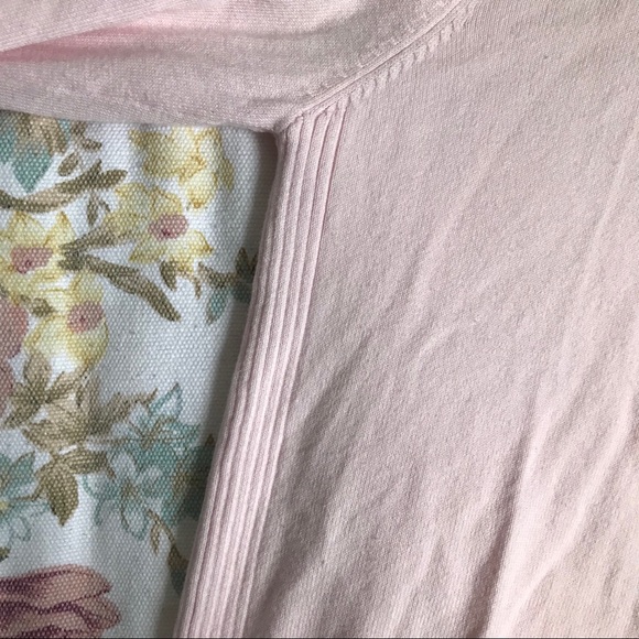 Light Pink High Collar Full Zip Jacket - S - Picture 3 of 7